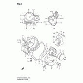 Схема вузла: Кришки картера для Suzuki DR-Z250