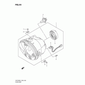 Схема узла: Фара для Suzuki VLR1800 Intruder C1800R/ Boulevard C109R
