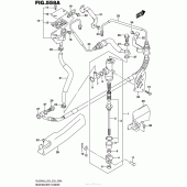 Схема вузла: Задній гальмівний циліндр Suzuki DL650 V-Strom