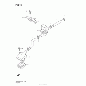 Схема узла: Система индукции воздуха для Suzuki GW250 Inazuma