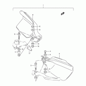 Схема вузла: Захист рук (Опція) (Option)(model r/s/t/v/w) для Suzuki DR125