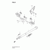 Схема вузла: Підставка для Suzuki DR-Z125 DR-Z125L