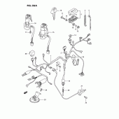 Схема узла: Электропроводка (Model r) для Suzuki GSX1100