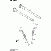 Схема вузла: Розподільний вал & Клапан для Suzuki GSX1300 Hayabusa