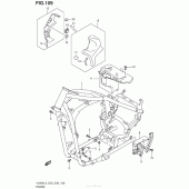 Схема вузла: Рама (Vl800L3 E33) для Suzuki VL800 Boulevard C50C