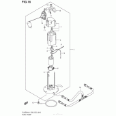 Схема вузла: Паливний насос Suzuki DL650 V-Strom