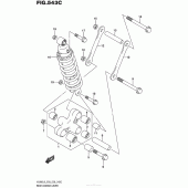 Схема вузла: Важіль прогресії (Vl800L6 E33) для Suzuki VL800 Boulevard C50T