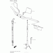 Схема узла: Руль & Тросики для Suzuki DR-Z400 DR-Z400S