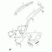 Схема вузла: Бічні панелі для Suzuki VZ800 Marauder