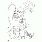 Схема вузла: Електроустаткування для Suzuki VS1400 Intruder 1400