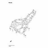 Схема вузла: Рама (Gsf650sal2 e21) для Suzuki GSF650 Bandit S