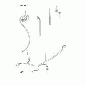 Схема вузла: Електропроводка для Suzuki RMX250