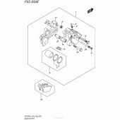 Схема вузла: Задній гальмівний супорт (Sfv650Al5 E33) для Suzuki SFV650 Gladius
