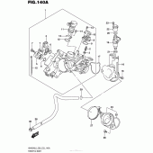 Схема вузла: Throttle Body (An400Al6 E33) для Suzuki AN400 Burgman (EU analogue of SkyWave)