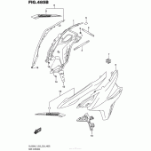 Схема вузла: Side Cowling (Dl650Al7 E03) (For Yvb,yww) для Suzuki DL650 V-Strom