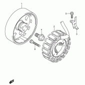 Схема вузла: Генератор (Model k2/k3) для Suzuki GSX-R600