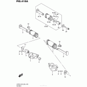 Схема вузла: Підніжки для Suzuki LS650 Boulevard S40