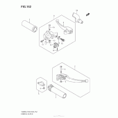Схема узла: Ручки руля для Suzuki VZ800 Boulevard M50