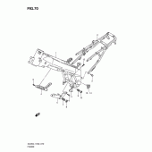 Схема узла: Рама для Suzuki DL650 V-Strom