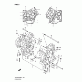 Схема вузла: Картер двигуна для Suzuki DL650 V-Strom