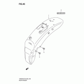 Схема вузла: Заднє крило Suzuki VS800 Boulevard S50