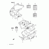 Схема вузла: Передній обтічник (Model m 3sl) для Suzuki GSX-R1100