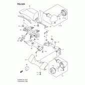 Схема вузла: Поворотники (Model k9/l0) для Suzuki VL800 Intruder C800C/Boulevard C50C