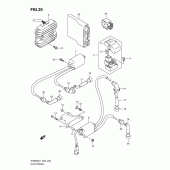 Схема узла: Электрооборудование (Sv650sl1 e24) для Suzuki SV650
