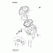 Схема вузла: Спідометр (Sv650sk5/sk6/sk7/suk5/suk6/suk7) для Suzuki SV650