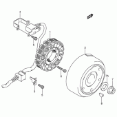 Схема вузла: Статор & Ротор для Suzuki DR-Z400 DR-Z400S