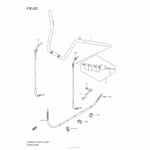 Схема узла: Руль & Тросики для Suzuki AN650 Burgman (EU analogue of SkyWave)