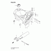 Схема узла: Топливный бак (Model k9) для Suzuki DR-Z400 DR-Z400SM