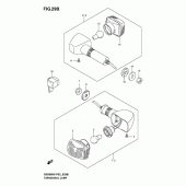 Схема узла: Поворотники (Gs500fk4/k5/k6/fuk4/k5/k6) для Suzuki GS500