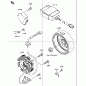 Схема вузла: Генератор для Suzuki DR-Z110