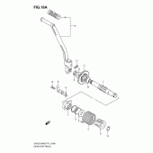 Схема вузла: Кікстартер (En125huk4/huk7/huk8/huzk6) для Suzuki EN125