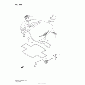 Схема вузла: Паливний бак (Vl800 E03) для Suzuki VZ800 Boulevard M50