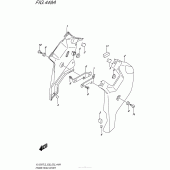 Схема вузла: Верхня накладка рами для Suzuki VL1500 Boulevard C90T