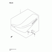 Схема узла: Сиденье для Suzuki DR650 DR650SE