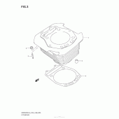 Схема узла: Цилиндр для Suzuki DR650 DR650SE