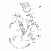 Схема вузла: Спідометр для Suzuki VS800 Intruder 800