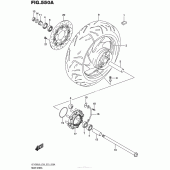 Схема узла: Заднее колесо для Suzuki VZ1500 Boulevard M90