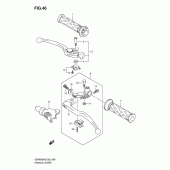 Схема узла: Ручки руля (Model k6/k7/k8/k9) для Suzuki GSR600