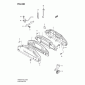 Схема вузла: Спідометр (An650ak5 e24) для Suzuki AN650 Burgman (EU analogue of SkyWave)