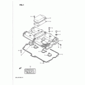 Схема вузла: Клапанна кришка Suzuki GSX-R1100