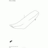 Схема вузла: Сидіння для Suzuki RM-Z450