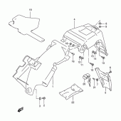 Схема вузла: Заднє крило (Model x/y) для Suzuki DR125