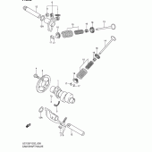 Схема узла: Распредвал & Клапан для Suzuki UC125 Epicuro