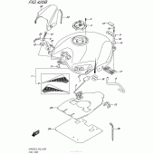 Схема вузла: Паливний бак (Gw250Zl5 P33) для Suzuki GW250 Inazuma