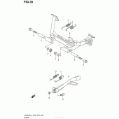 Схема вузла: Підставка для Suzuki AN400 Burgman (EU analogue of SkyWave)