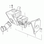Схема узла: Воздушный фильтр для Suzuki TS125